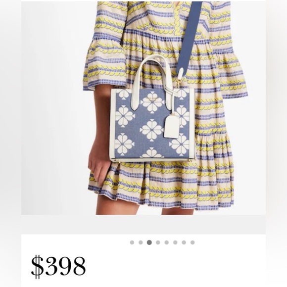 Kate Spade NWT Spade Flower Canvas Manhattan Small Tote R$398 w/ Dustbag - Picture 8 of 9